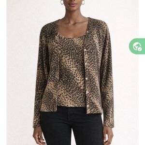Style & Co Collection Matching Cardigan & Top